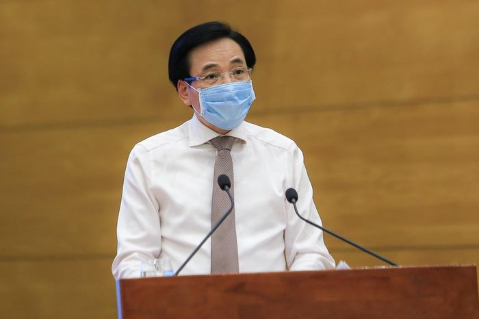  Bộ trưởng, Chủ nhiệm Văn phòng Chính phủ Trần Văn Sơn. Ảnh: Thắng Hiếu. 