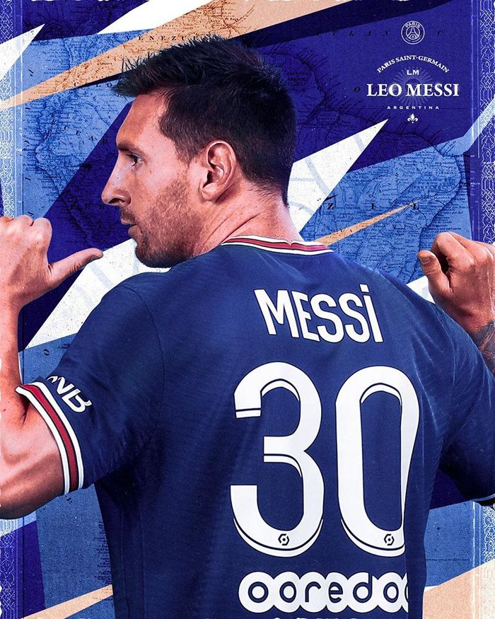 Messi khoác áo số 30 tại PSG