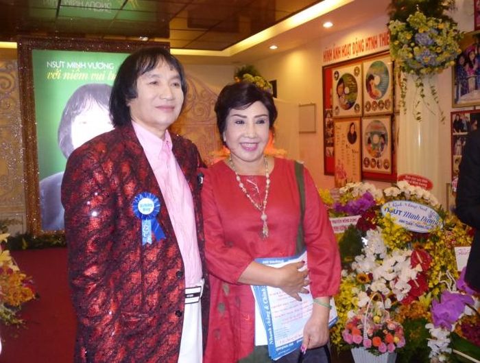 NSND Lệ Thủy và NSND Minh Vương đóng chung với nhau trong “Tô Ánh Nguyệt” và trong rất nhiều vở. Ảnh: H.K