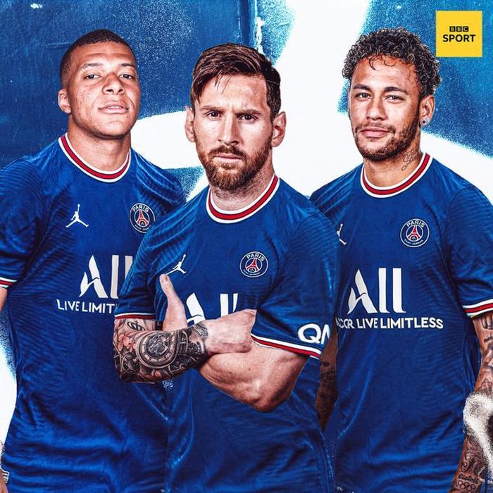 Bộ 3 tấn công đáng gờm của PSG mùa này (ảnh: Tiwtter PSG).