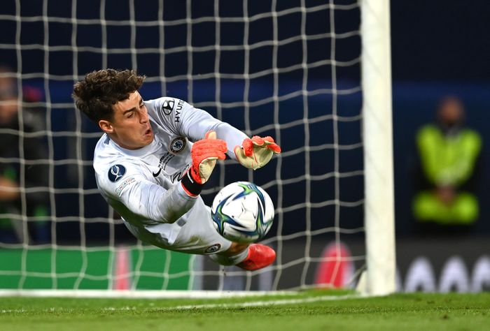 Kepa tỏa sáng, giúp Chelsea đánh bại Villarreal trong loạt luân lưu kịch tính. (Ảnh: Getty Images) 