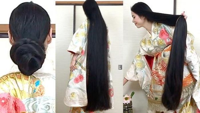 Kambe Rin luôn tự hào bởi mái tóc của mình mang đậm vẻ đẹp của người phụ nữ châu Á. Chính vì vậy, cô chỉ để tóc đen, suôn thẳng mà không nhuộm màu hay tạo kiểu cầu kỳ. Mái tóc cũng chính là "đạo cụ đặc biệt" của cô trong những màn trình diễn trên sân khấu.