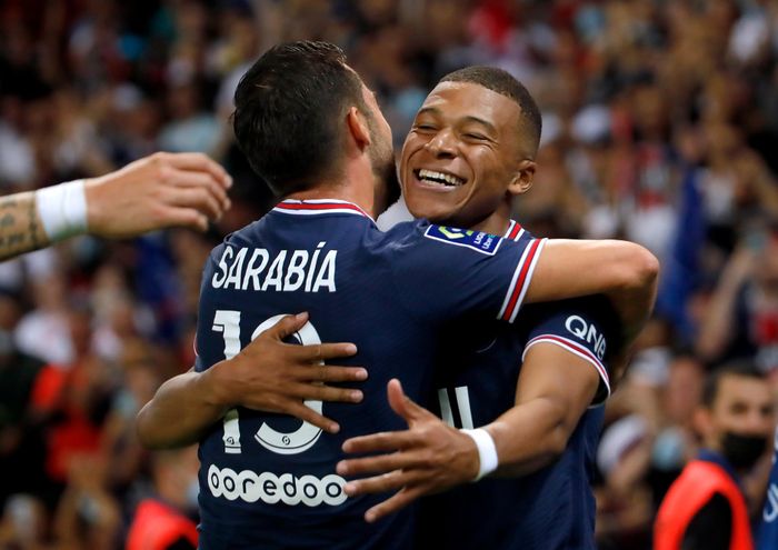 Mbappe ghi dấu ấn lớn trong chiến thắng 4-2 của PSG ở vòng 2 Ligue 1. Ảnh: Reuters.