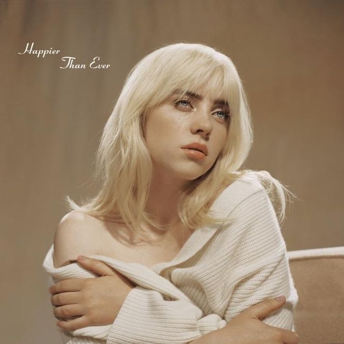 Billie Eilish trên bìa album “Happier Than Ever”