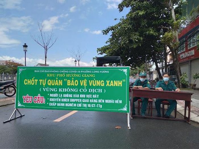 Mô hình chốt tự quản " Bảo vệ vùng xanh". Ảnh minh họa