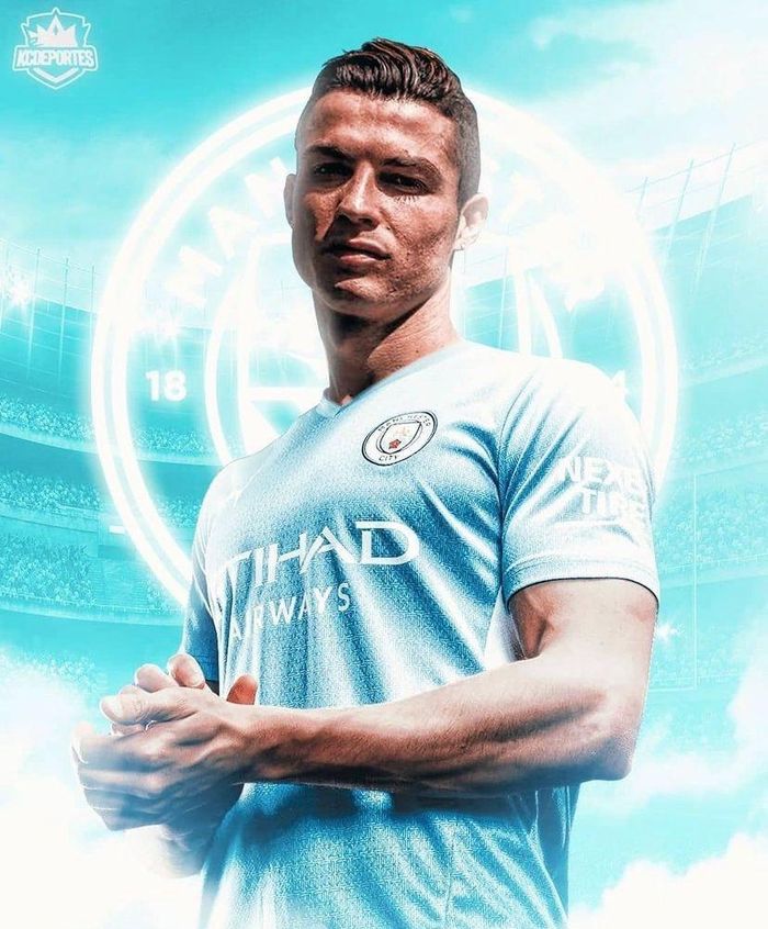  Trước đó, một số cổ động viên đã kịp chế ảnh Ronaldo trong màu áo thi đấu của Man City. Hình ảnh này nhiều khả năng sẽ không trở thành sự thật như họ hi vọng. 