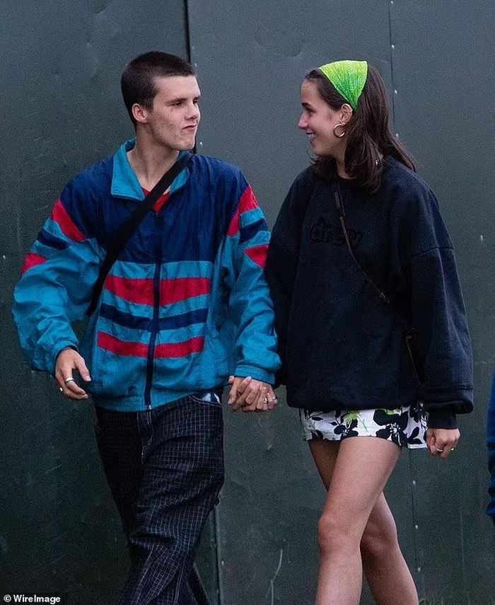 Cruz Beckham lần đầu công khai bạn gái. Ảnh: Daily Mail.