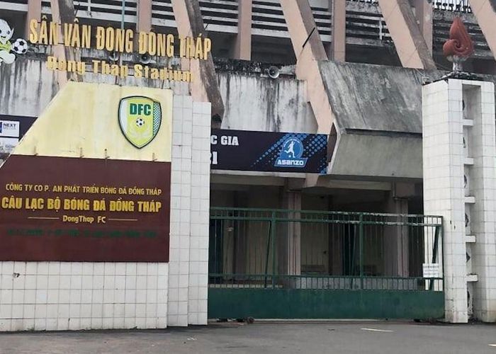 Sân vận động Đồng Tháp. Ảnh: A.T.