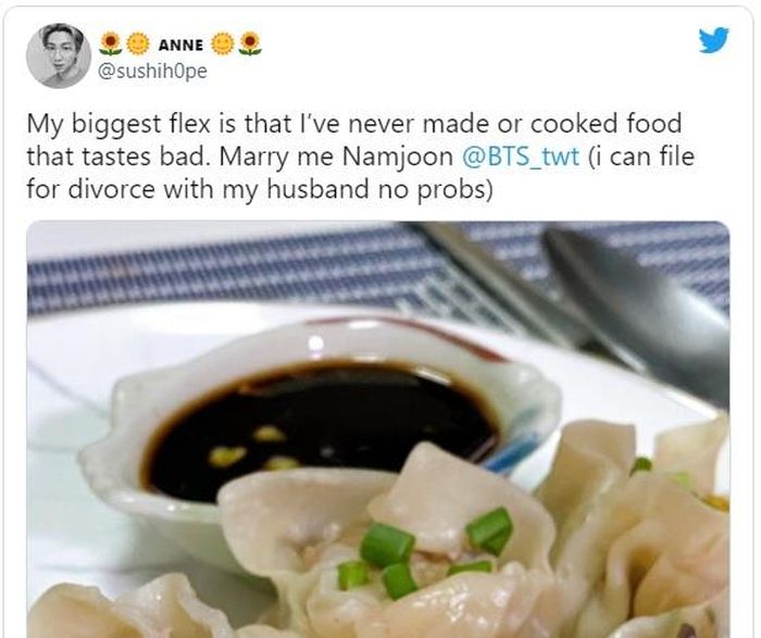 Làm màu tí: Tôi không bao giờ nấu gì mà dở. Cưới em đi Namjoon (em có thể ly dị chồng ngay)