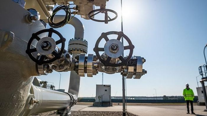 Cơ sở dầu khí trên bờ tại trung tâm phân phối khí đối của Nord Stream 2 ở Lumin, Đức ngày 31/03/2021. https://kinhtexaydung.petrotimes.vn/