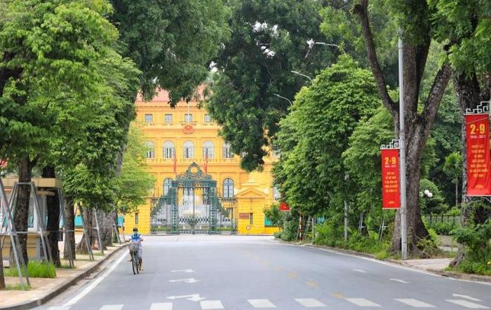 Phủ Chủ tịch trong ngày Quốc khánh. Ảnh: Thanh Tùng - TTXVN