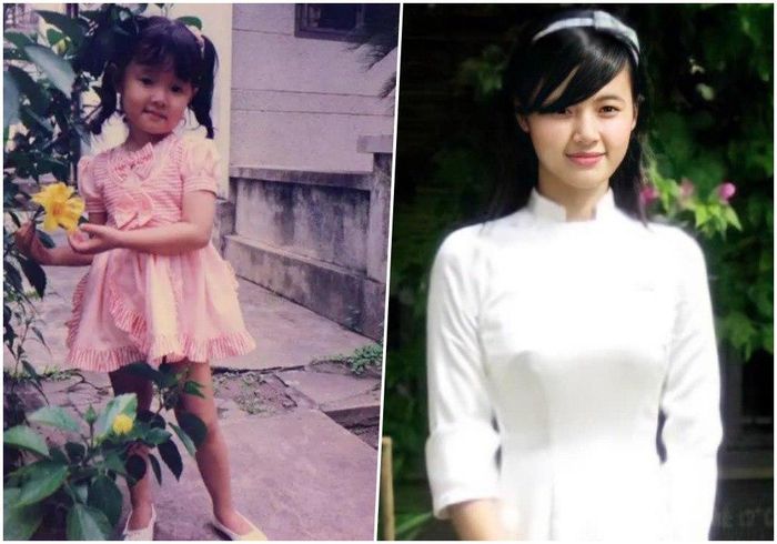 Quả thật, so với hình ảnh từ thời bé xíu hay khi là nữ sinh cấp 3, Midu vốn đã có sẵn chiếc mũi đẹp.