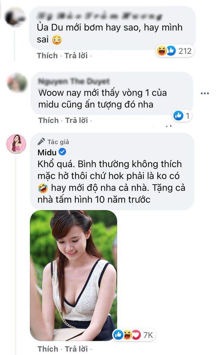 Để minh chứng rằng bản thân không "độ" ngực, Midu từng phải lật lại những hình ảnh trong quá khứ. Qua đó, dân tình lại càng thêm trầm trồ trước sắc vóc đẹp bền vững và ngày càng trẻ trung theo thời gian của người đẹp 8X. 