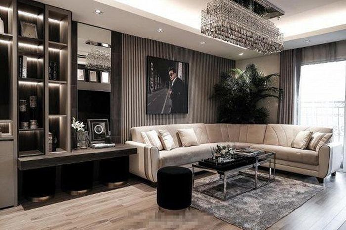 Bên cạnh đó, Đàm Vĩnh Hưng còn mới tậu một căn hộ vô cùng sang trọng với gam màu trung tính. Ảnh: FBNV