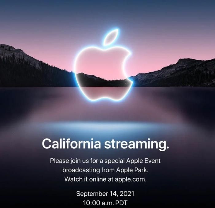 Thư mời sự kiện California streaming diễn ra vào 14/9 của Apple. Ảnh: 9to5mac.