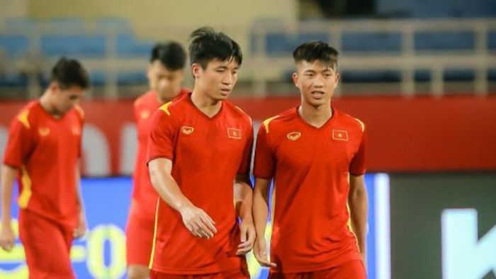 Quế Ngọc Hải, Trọng Hoàng, Phan Văn Đức cùng đồng đội tự tin trước Australia. Ảnh tư liệu: Hải Hoàng
