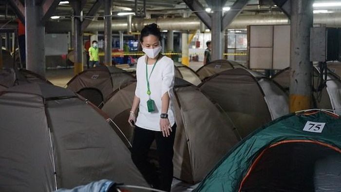 Lãnh đạo Tân Hiệp Phát kiểm tra điều kiện sinh hoạt của công nhân 3T