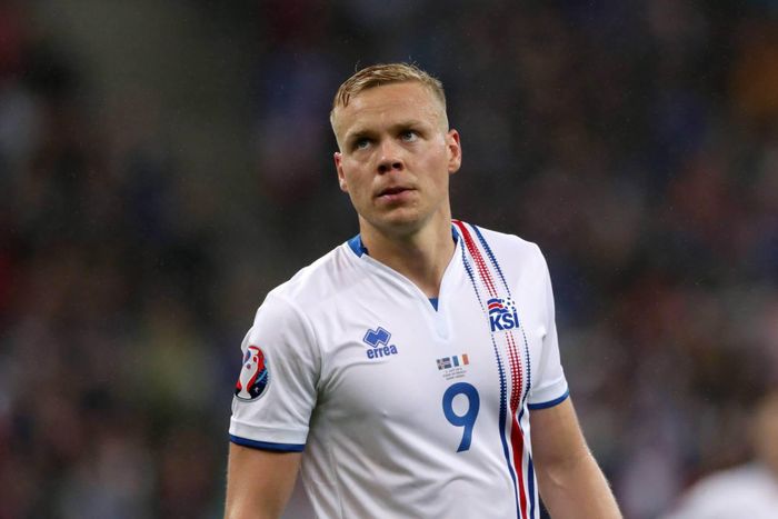  Sigthorsson, chân sút hàng đầu của bóng đá Iceland, bị cáo buộc hành hung và quấy rối tình dục một phụ nữ. Ảnh: Reuters. 