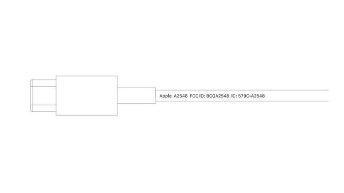 Hình minh họa bộ sạc mới cho iPhone trong hồ sơ FCC