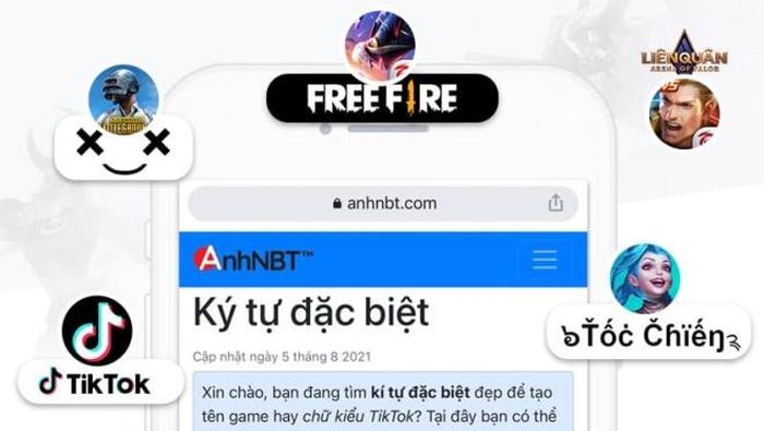 Công cụ tạo tên game AnhNBT