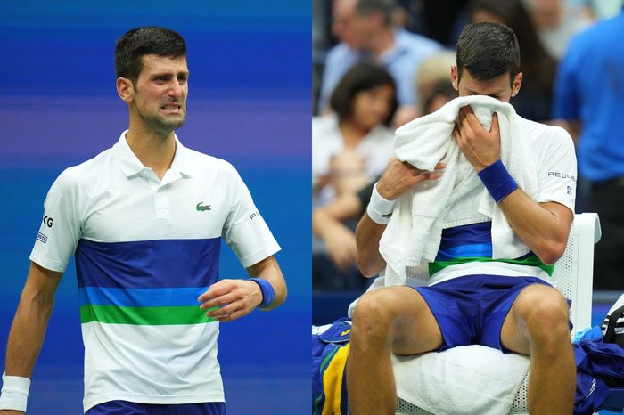 Djokovic nỗ lực trở lại nhưng bất thành. Tay vợt số một thế giới lặng lẽ về chỗ ngồi và lau những giọt nước mắt. "Tôi chơi không tốt trận này, nhưng trái tim tôi tràn ngập niềm vui và tôi là người hạnh phúc nhất vì các bạn đã khiến tôi cảm thấy rất đặc biệt. Tôi chưa bao giờ cảm thấy như vậy ở New York. Cảm ơn sự ủng hộ của các bạn. Tôi yêu các bạn và sẽ sớm gặp lại", Djokovic tri ân khán giả sau trận.