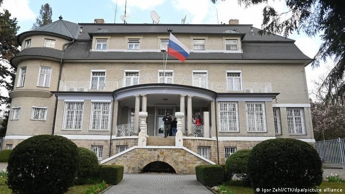 Trụ sở Đại sứ quán Nga tại Czech.