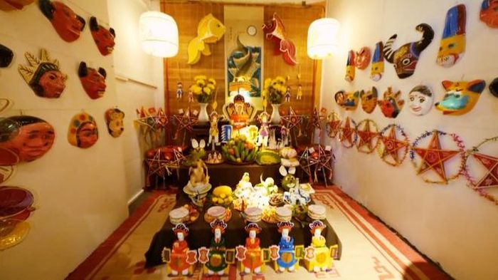 Mâm cỗ Trung thu truyền thống qua trưng bày trực tuyến “Trung thu sum vầy”