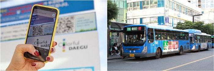 Chỉ cần quét mã QR trên xe buýt là bạn có thể truy cập trang web cung cấp thông tin đầy đủ về các điểm dừng xe buýt