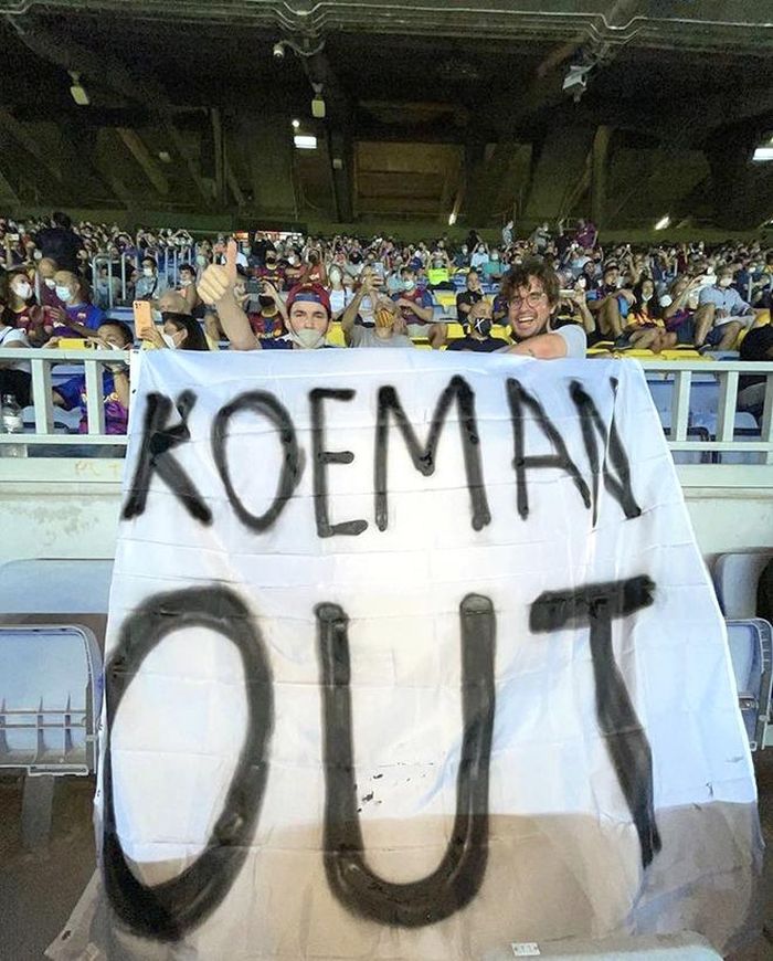 Các cổ động viên đã không còn kiên nhẫn với HLV Koeman