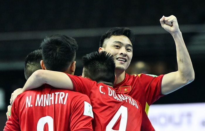 Tuyển futsal Việt Nam tự tin đối đầu Nga để giành kết quả khả quan. Ảnh: VFF