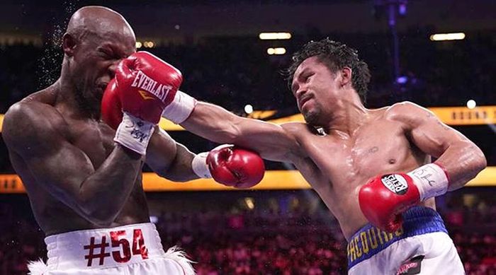 Trận so găng gần nhất của Pacquiao, gặp Yordenis Ugas
