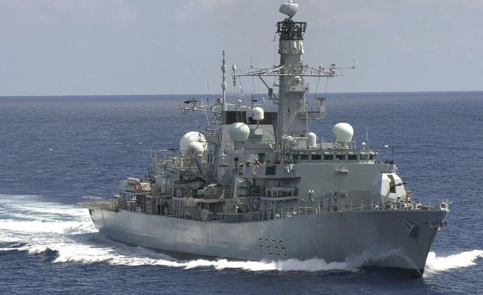 HMS Richmond là khinh hạm có khả năng chống tàu ngầm của Hải quân Anh. Ảnh: Twitter/HMS Richmond.