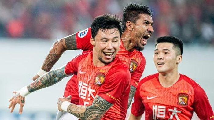 CLB Guangzhou Evergrande từng được mệnh danh là “gã nhà giàu” sân cỏ Trung Quốc. Ảnh AFC.