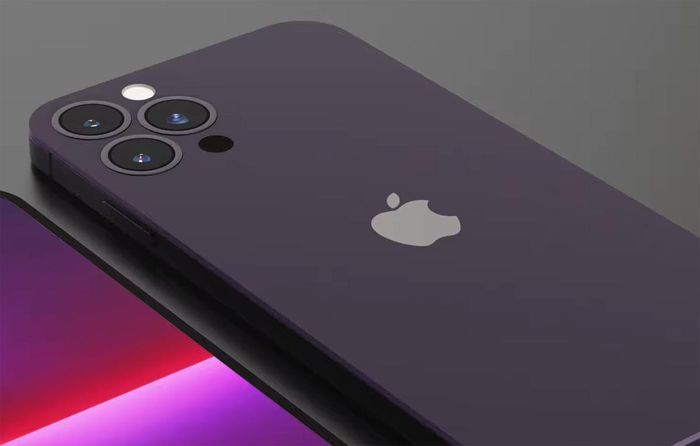 Mẫu iPhone 14 Pro với cụm camera mặt lưng "phẳng"