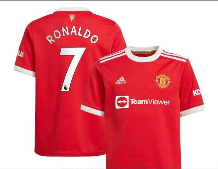 Mẫu áo chính hãng đầy đủ của CR7 có giá 120 bảng Anh