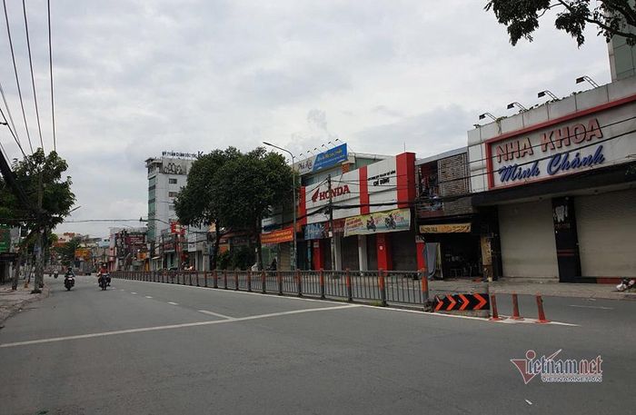 Chốt kiểm soát dịch đường Tân Sơn đã được tháo dỡ trưa 30/9