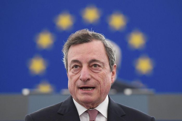  Thủ tướng Italy Mario Draghi cũng là cái tên sáng giá trong cuộc đua giành chiếc ghế dẫn dắt EU. Ảnh: AFP.