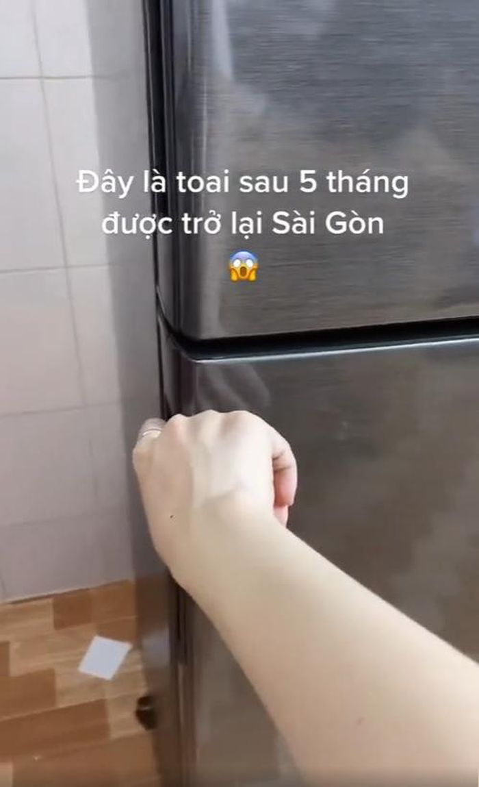 Thế nhưng tất cả sự phấn khởi, vui tươi ấy của dân tình đều nhanh chóng bị dập tắt khi vừa đặt chân đến nhà trọ và đặc biệt khi mở chiếc tủ lạnh thân yêu sau 5 tháng rời xa.