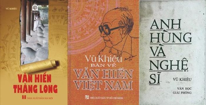 Một số tác phẩm của GS Vũ Khiêu