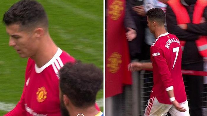 Ronaldo chạy thẳng vào đường hầm sau trận hòa Everton 1-1