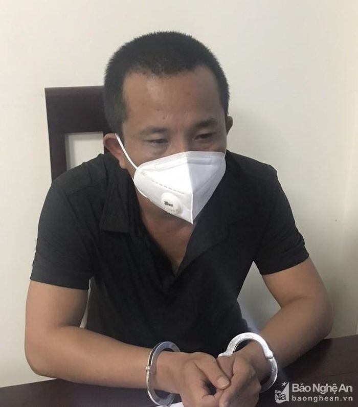 Đối tượng Nguyễn Văn Đồng, cầm đầu sới bạc lớn trong trại gà. Ảnh: Đức Vũ