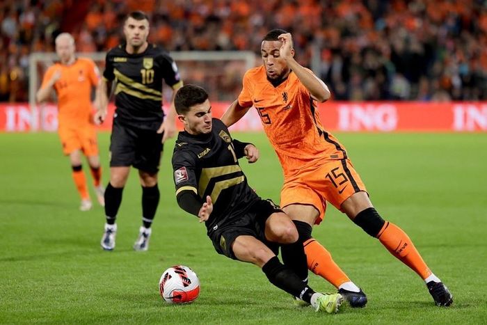 Tiếp đón đội bóng chỉ xếp hạng 197 trên BXH FIFA, Hà Lan dễ dàng tạo thế trận áp đảo