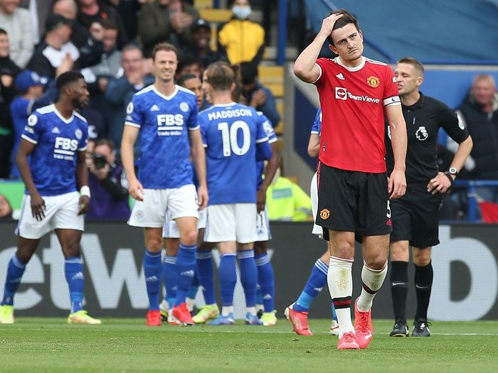  Maguire đang sa sút sau giai đoạn thăng hoa ở Euro 2020. Ảnh: Reuters. 