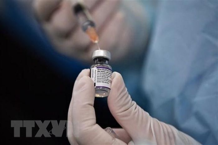 Vaccine ngừa COVID-19 của hãng Pfizer/ BioNTech. (Ảnh: AFP/TTXVN)