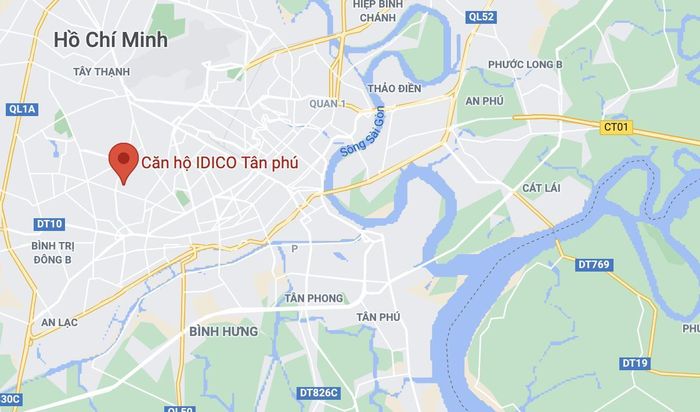  Vụ việc xảy ra tại chung cư IDICO Tân Phú. Ảnh: Google Maps. 