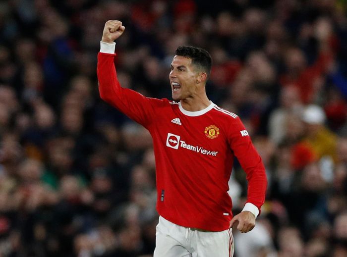 Ronaldo gánh vác hàng công Man Utd. Ảnh: Reuters.