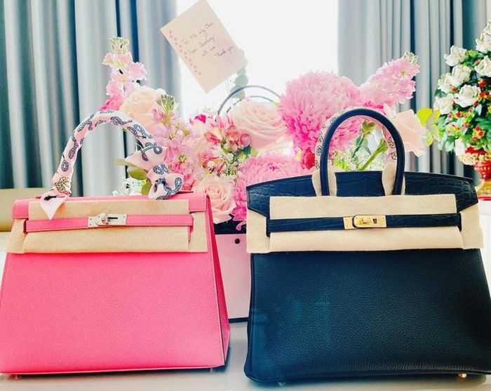 Bộ sưu tập túi xách của Lily Chen có tổng trị giá lên tới hàng chục tỷ đồng. Ảnh: FBNV
