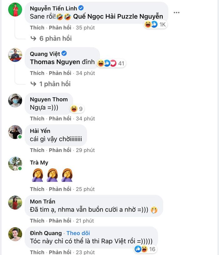 Tiến Linh so sánh mái tóc của Công Phượng với Leroy Sane