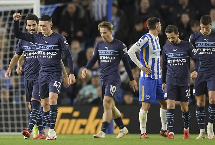 Brighton vừa để thua Man City với tỉ số 1-4 ở vòng đấu trước