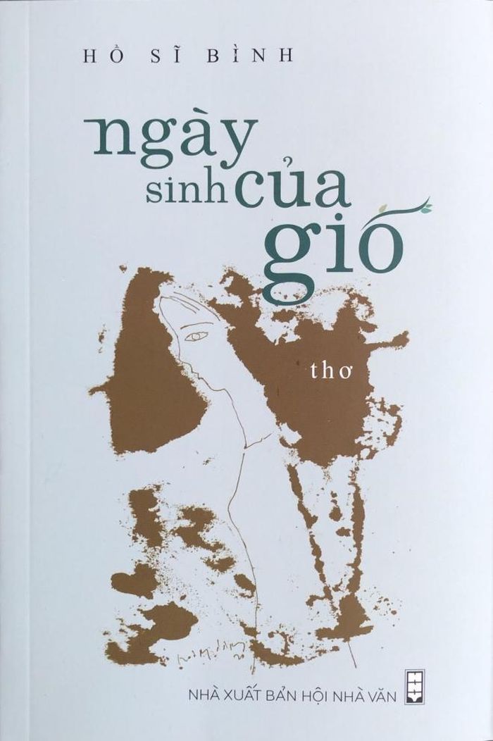 Bìa tập thơ “Ngày sinh của gió” của Hồ Sĩ Bình